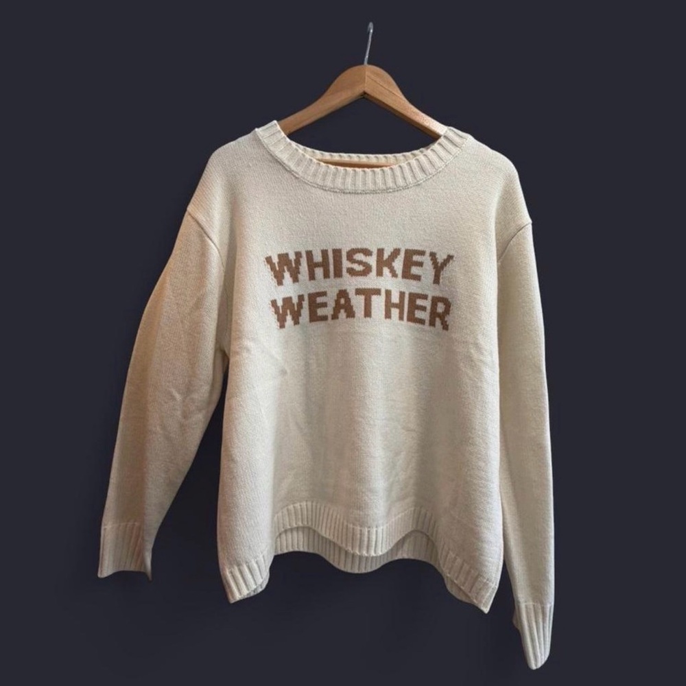 'Whiskey Weather' Knit Sweater